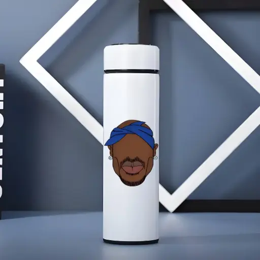 SMART LED | TEMPERATURE WATER BOTTLE | TRIPPY STITCH.