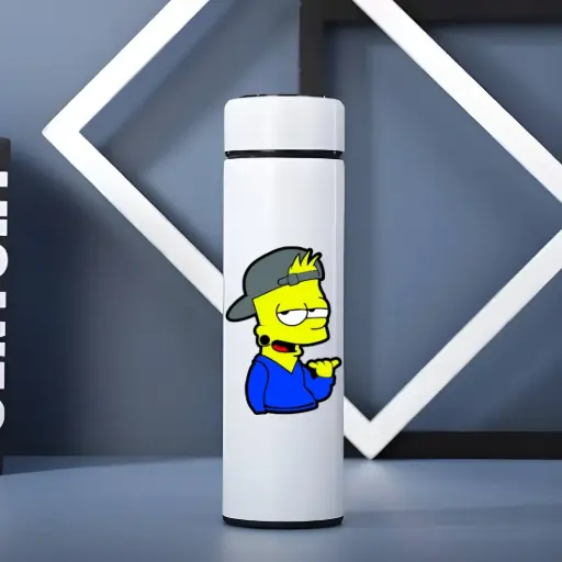 SMART LED | TEMPERATURE WATER BOTTLE | TRIPPY STITCH.